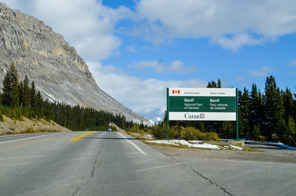 Entrée du Parc National de Banff